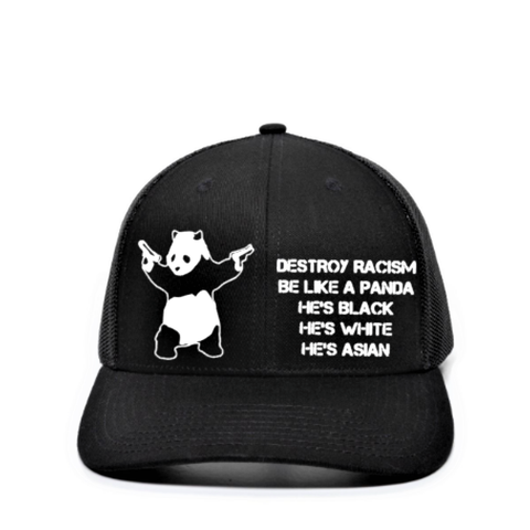 Be Like A Panda (Destroy Racism) Premium Snapback Hat - BNVEED STYLE