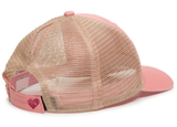 "I HEART" Blush Glitter Low Mid Profile Pink Mesh Women's Cap - BNVEED STYLE
