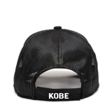 KOBE Dunking Circled Pro round mesh Hat KOBE on back - BNVEED STYLE