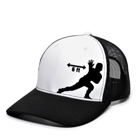 Heisman Social Distance (6ft) Snapback Hat - BNVEED STYLE