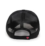 Love Stacked (Glitter Heart) Mesh Back Hat - BNVEED STYLE