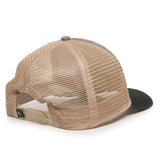 Quilted Twill Designer Mesh Snapback Hat - BNVEED STYLE