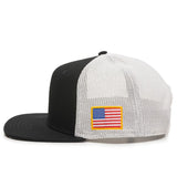U.S. Double Flag Flat Bill Premium Snapback Hat - BNVEED STYLE